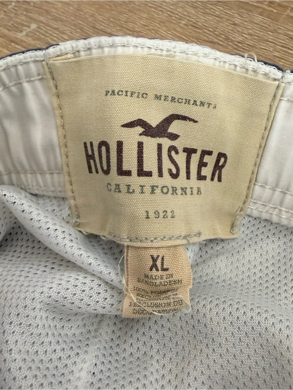 Vintage Hollister California Y2K Hawaiian Surf Cargo Board Shorts Swim Trunks XL